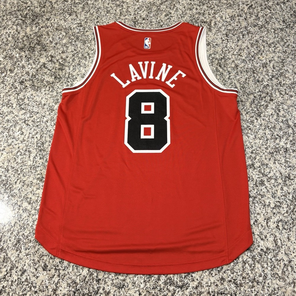 Fanatics Chicago Bulls Zach LaVine #8 Red Basketball Jersey Men's Medium M